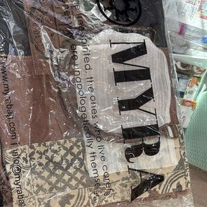 Myra Bag with Earthy Tones and Patterns